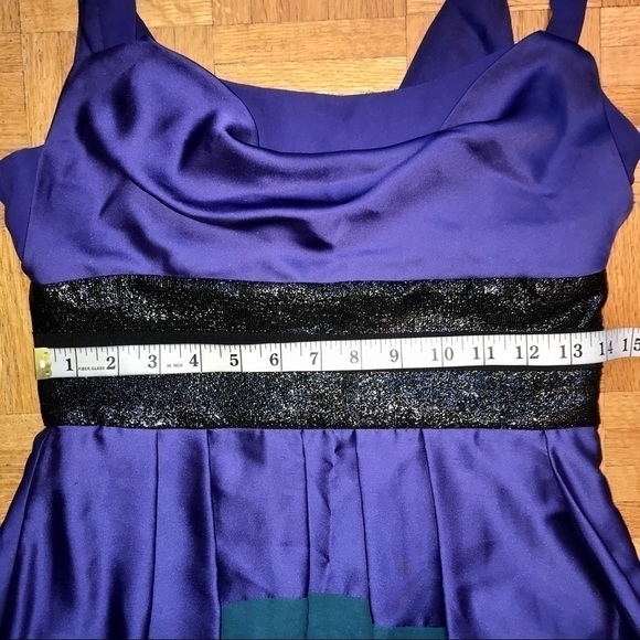 Luxury Event Halston Heritage Asymmetrical Hem Party Dress 4 Wedding Guest - Picture 5 of 10